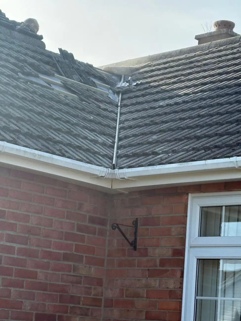 Verge and eaves finished on a completed re-roof in Diss