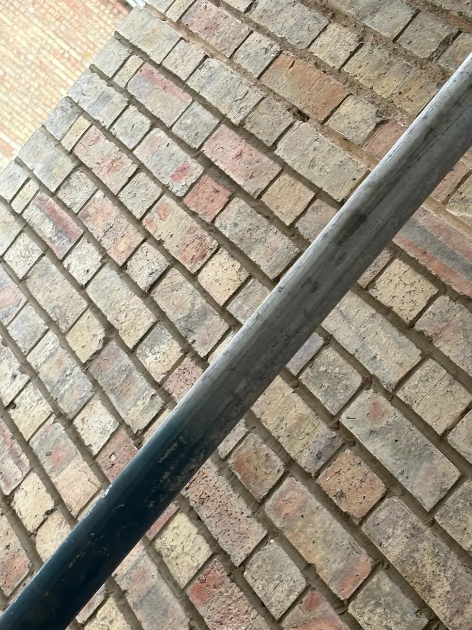New mortar struck into raked joints on a Woodbridge repointing job