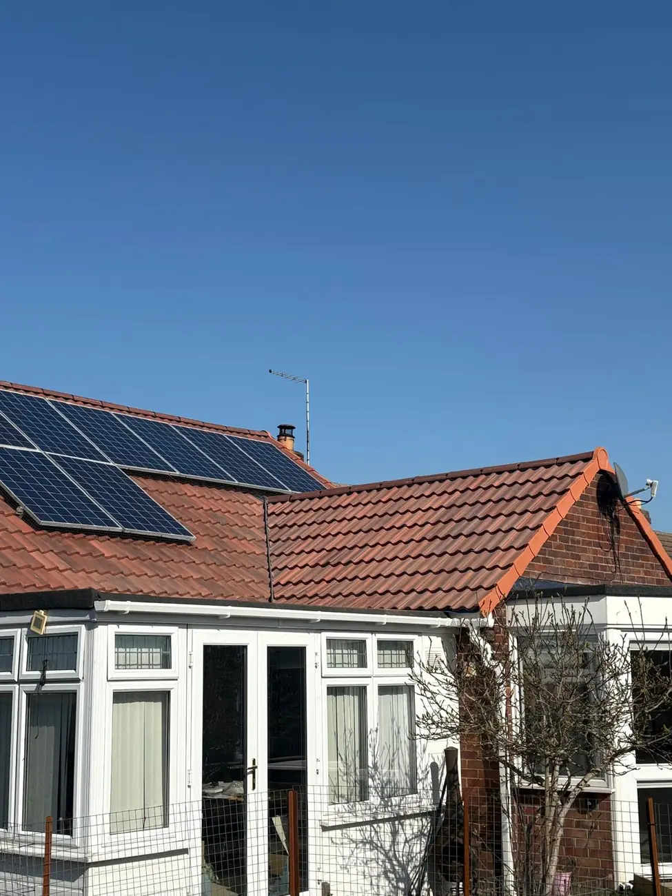 Completed re-roof on Humber Doucy Lane, Ipswich IP4, with the solar array reinstalled